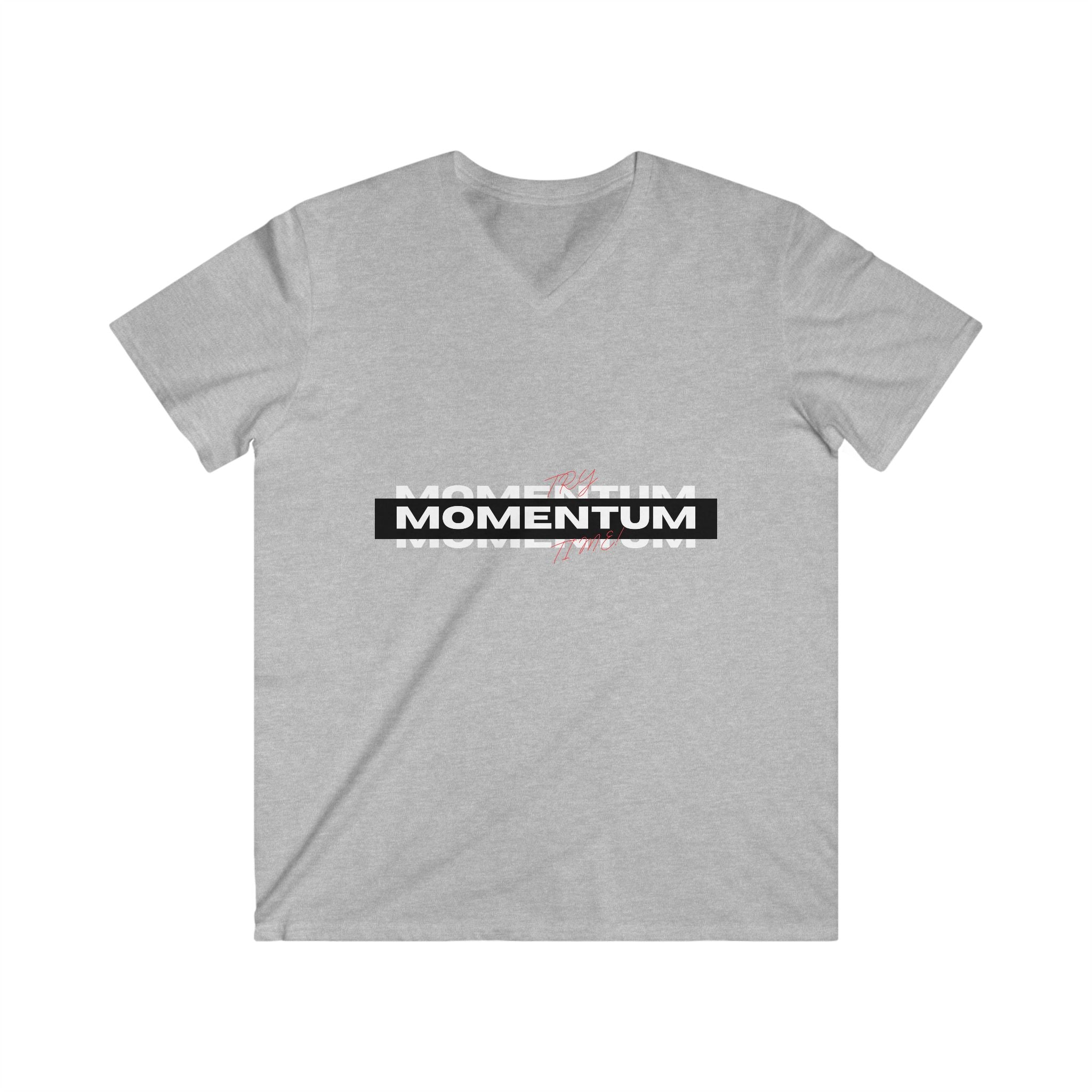 Momentum - Try Time! Tee | V-Neck Short Sleeve Shirt