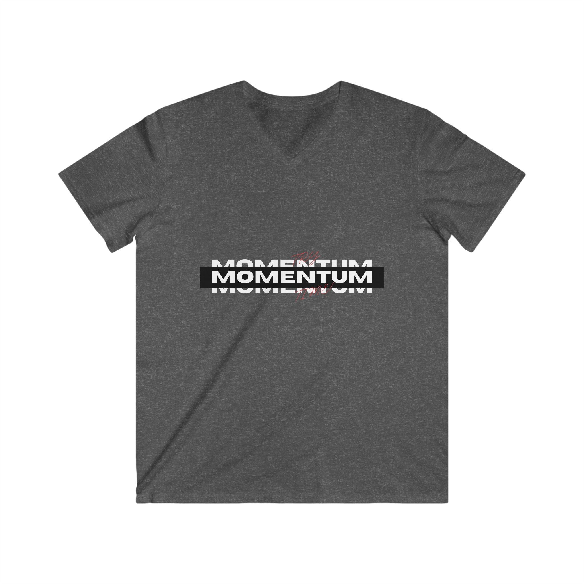 Momentum - Try Time! Tee | V-Neck Short Sleeve Shirt
