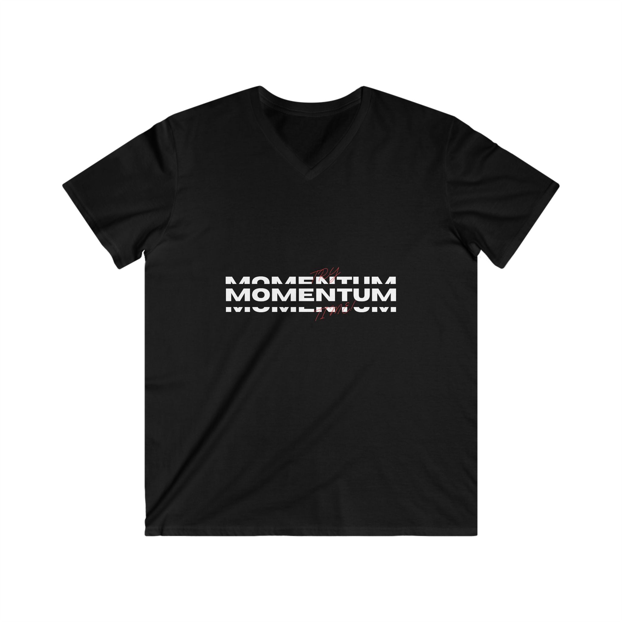 Momentum - Try Time! Tee | V-Neck Short Sleeve Shirt