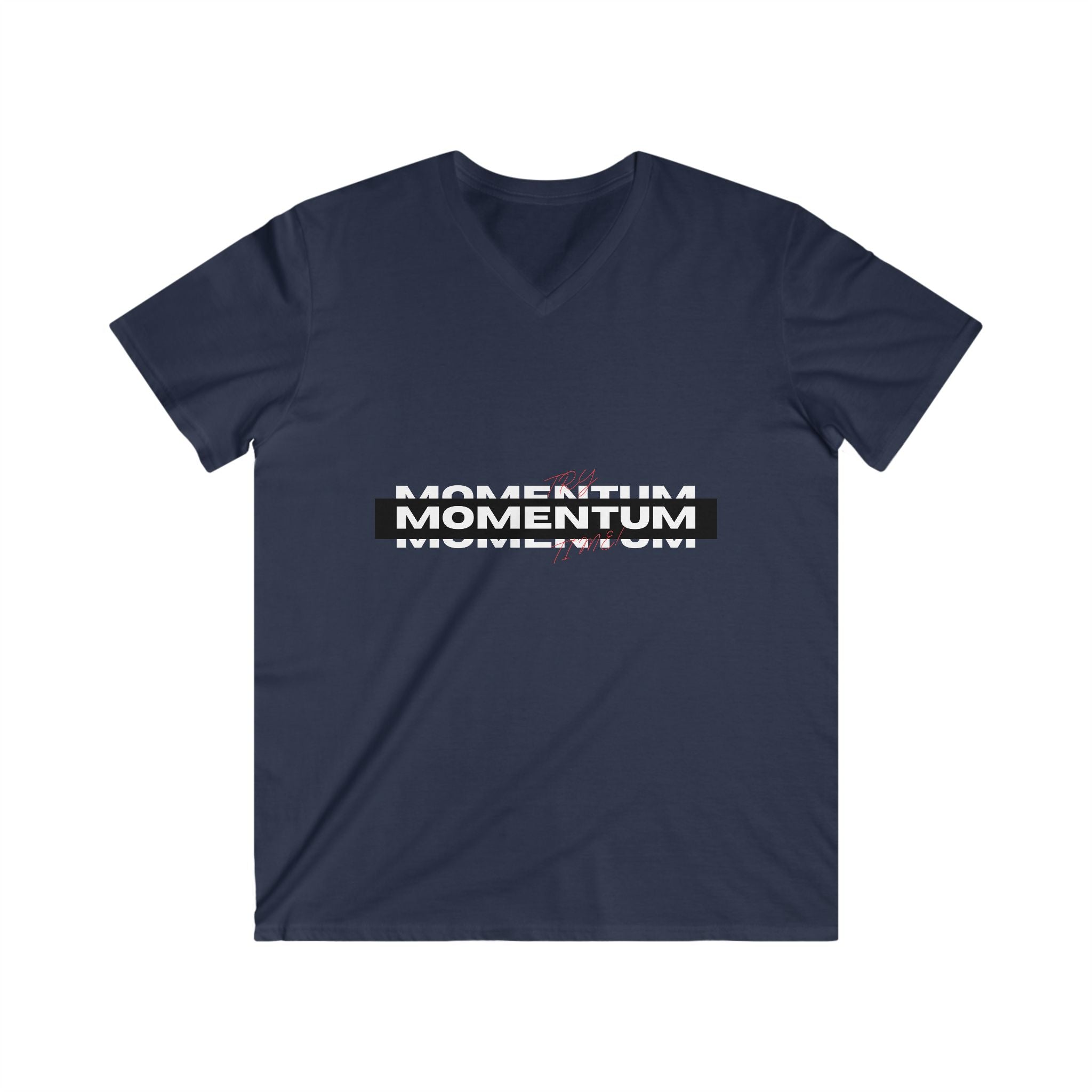 Momentum - Try Time! Tee | V-Neck Short Sleeve Shirt