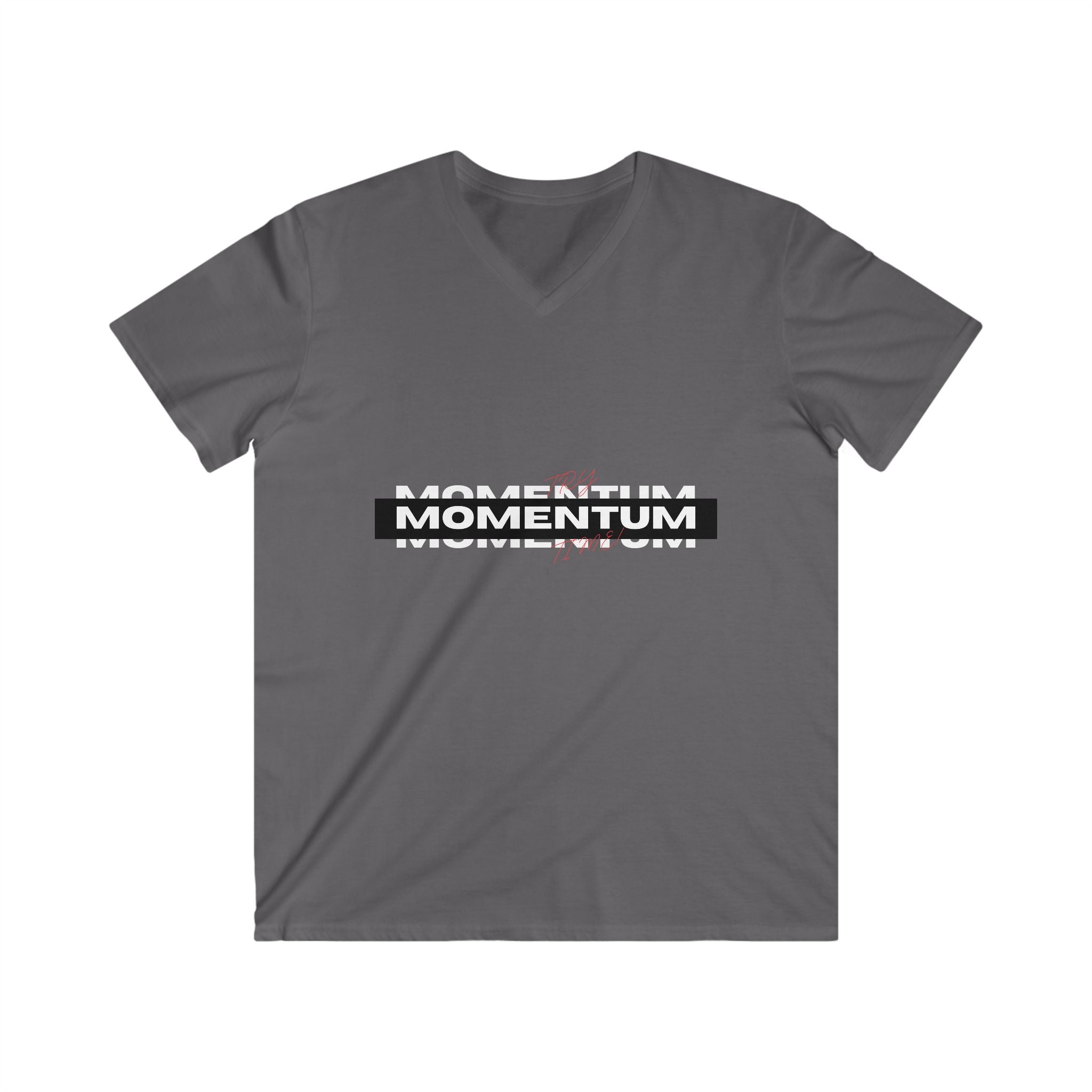 Momentum - Try Time! Tee | V-Neck Short Sleeve Shirt